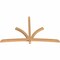 Ekena Millwork Davenport Timber Gable Bracket, Western Red Cedar, 96"W x 60"H x 3 1/2"D x 3 1/2"F, 15/12 Pitch GBW096X60X0404DAV00SWR - alternate 5